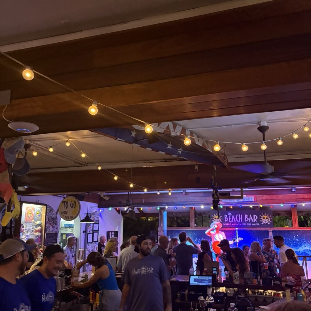 The Beach Bar - Inside - Bars Near Me - Cruz Bay, Virgin Islands