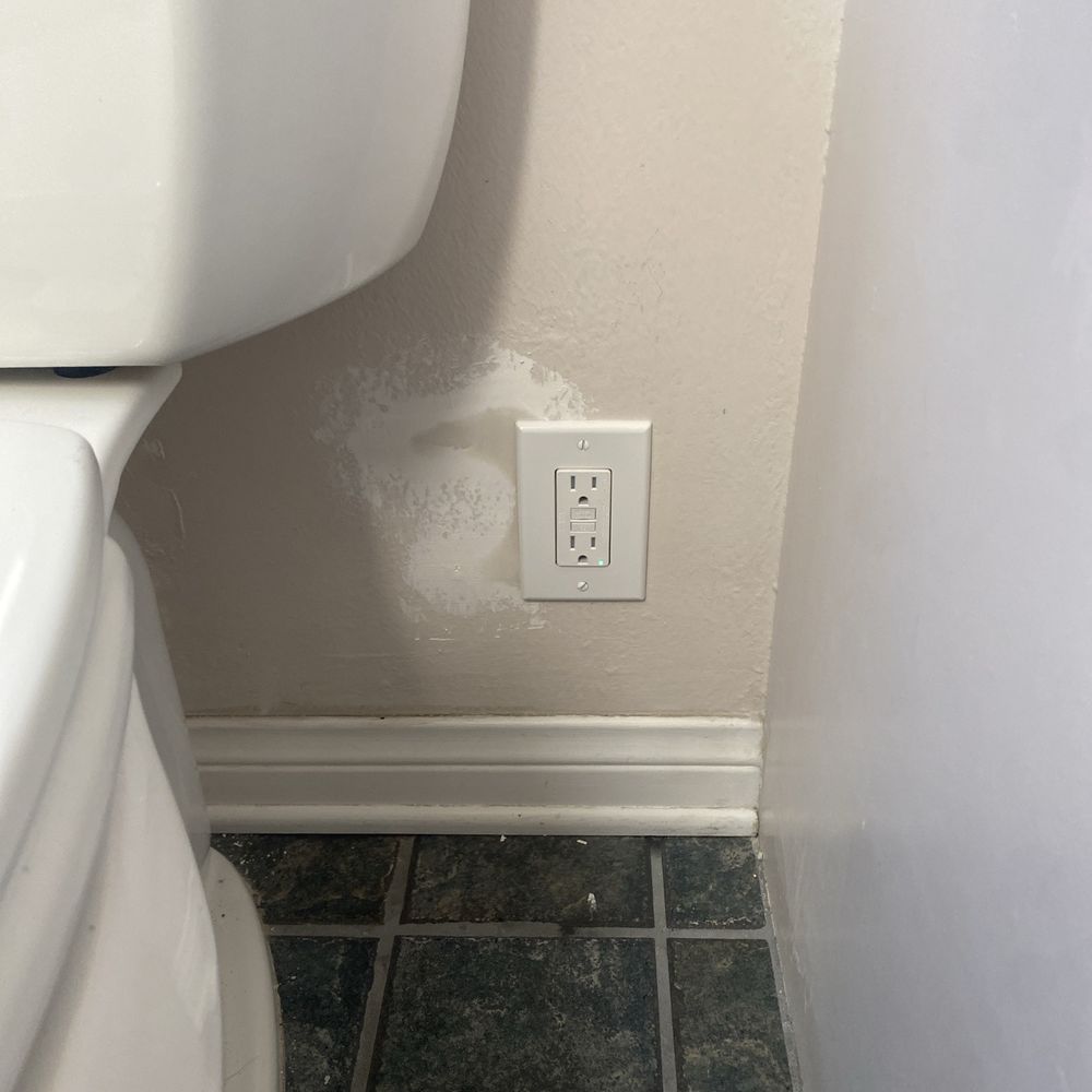 New Light Electric - Long Beach, CA: New GFCI outlet for the Toto Bidet from Costco. Dry wall is still drying, so paint later. - Electricians Near Me - Bellflower, California New Light Electric - Long Beach, CA: New GFCI outlet for the Toto Bidet from Costco. Dry wall is still drying, so paint later. - Electricians Near Me - Bellflower, California