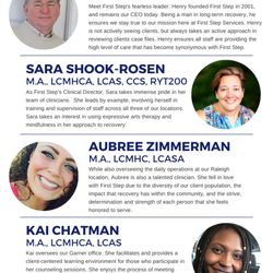 First Step Services - Meet our Clinical Team (pt.1)