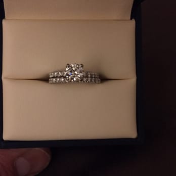 Jangmi - My engagement ring with matching wedding band. - Jewelry Near Me - New York, New York