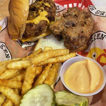 Dave's Hot Chicken - Not Chicken slider & not chicken strip combo - Chicken Shop Near Me - Sacramento, California Dave's Hot Chicken - Not Chicken slider & not chicken strip combo - Chicken Shop Near Me - Sacramento, California