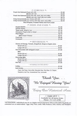 Menu photo 7 Gettysburg Family Restaurant Gettysburg, PA Menu photo 7 Gettysburg Family Restaurant Gettysburg, PA