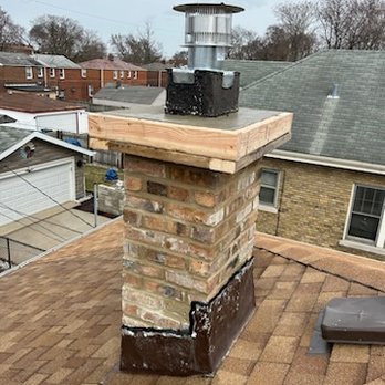 Stone Brick Chimney & Tuck Pointing - Masonry/Concrete Near Me