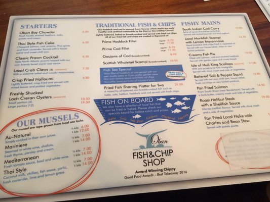 Menu photo 7 Oban Fish and Chip Shop Oban, AGB Menu photo 7 Oban Fish and Chip Shop Oban, AGB