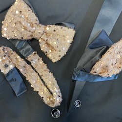 Boutique By Day - Custom necktie and pieces to complement the dress