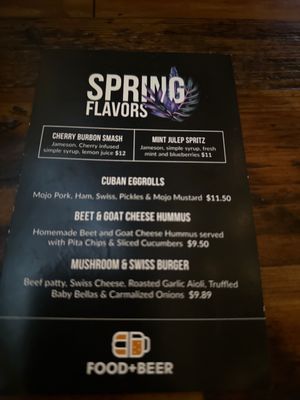 Menu photo 2 Food + Beer Sarasota, FL