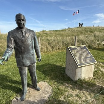 Utah Beach - Monument for Andrew Jackson Higgins. - Beaches Near Me