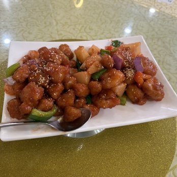 Earl Spicy - New Style Sweet and Sour pork cheek and shrimps- 4/5 - Szechuan Near Me - Millbrae, California Earl Spicy - New Style Sweet and Sour pork cheek and shrimps- 4/5 - Szechuan Near Me - Millbrae, California