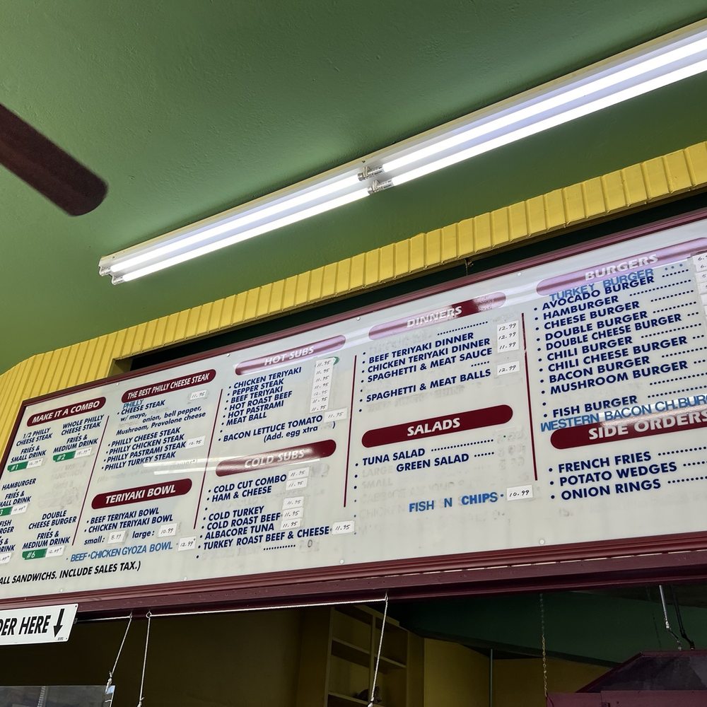 Menu as of 9/1/22 Menu as of 9/1/22