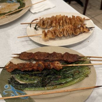 BBQ Factory 烟火里 - Chicken heart, leaf lettuce, chicken gizzard, chicken skin - Chinese Near Me - Fremont, California