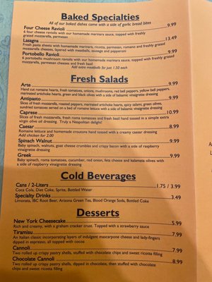 Menu photo 1 Arte Pizzeria Loveland, CO Menu photo 1 Arte Pizzeria Loveland, CO