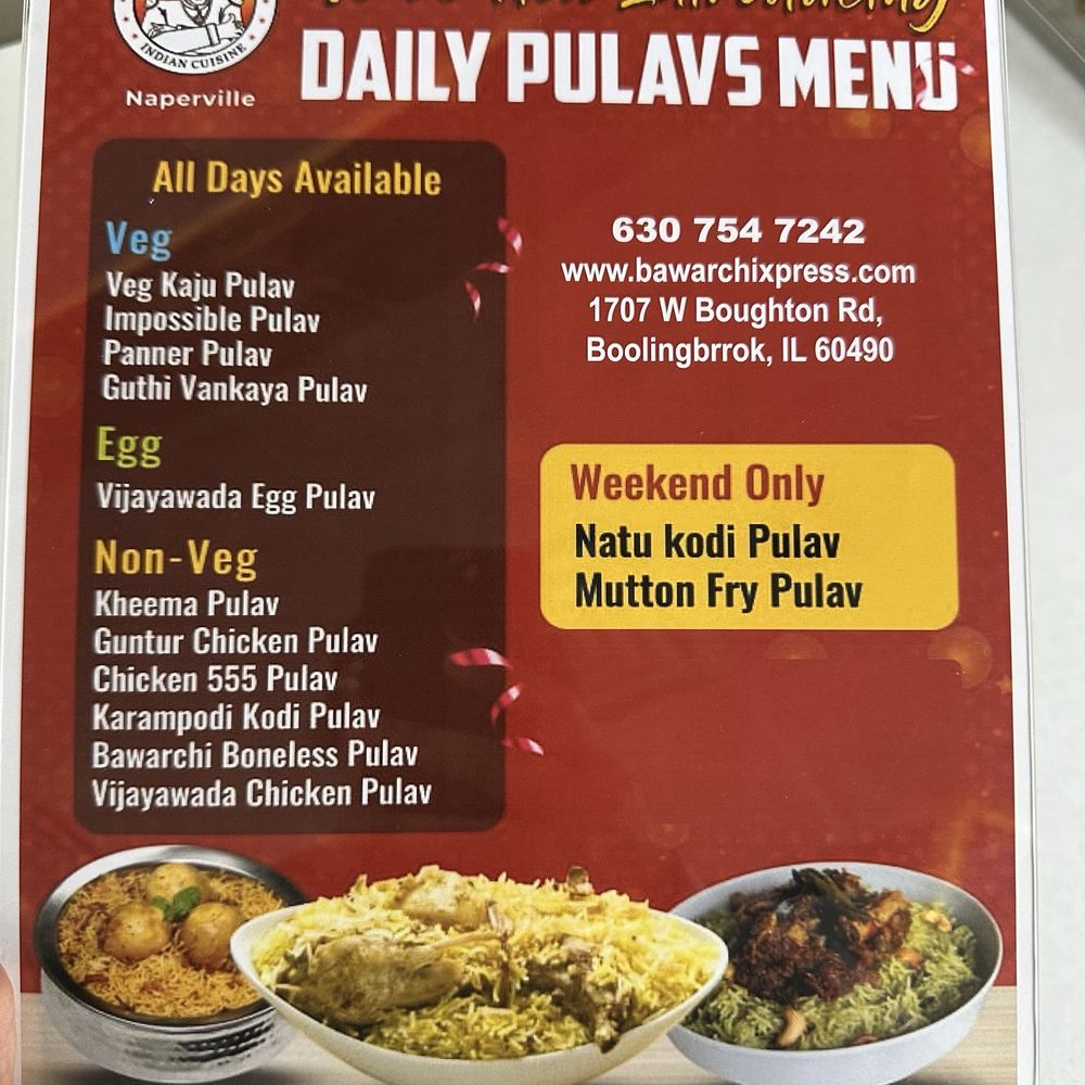 Bawarchi Express - Indian Near Me - Bolingbrook, Illinois Bawarchi Express - Indian Near Me - Bolingbrook, Illinois
