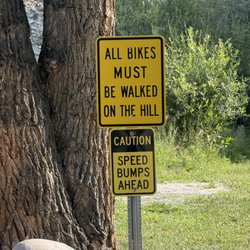 Chalk Creek Campground & RV Park - August 8, 2026 - Walk that bike (good advice, it's pretty steep.)