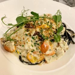 At The Table - Squid ink bucatini