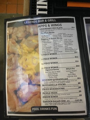 Menu photo 3 Legends Grill & Bar Loganville, GA Menu photo 3 Legends Grill & Bar Loganville, GA