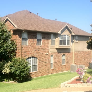 Raintight General Contracting - GAF Barkwood HD. New gutters, window beading, and exterior painting completed. - Roofing Near Me - Dallas, Texas Raintight General Contracting - GAF Barkwood HD. New gutters, window beading, and exterior painting completed. - Roofing Near Me - Dallas, Texas