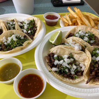 El Taco Rico - 4/28 8 tacos and a side of fries + horchata! - Mexican Near Me - Irving, Texas El Taco Rico - 4/28 8 tacos and a side of fries + horchata! - Mexican Near Me - Irving, Texas