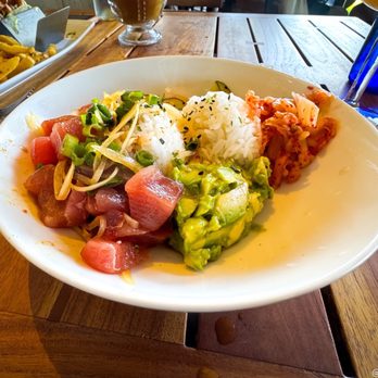 Jake's - Ahi Poke Bowl* - New American Near Me - Del Mar, California Jake's - Ahi Poke Bowl* - New American Near Me - Del Mar, California
