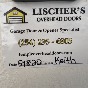 Lischer's Overhead Doors - Garage Door Services Near Me - Temple, Texas Lischer's Overhead Doors - Garage Door Services Near Me - Temple, Texas