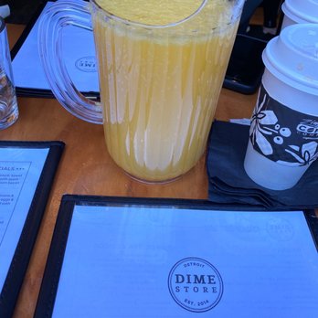 Dime Store - Pitcher of mimosa - Breakfast & Brunch Near Me - Detroit, Michigan Dime Store - Pitcher of mimosa - Breakfast & Brunch Near Me - Detroit, Michigan