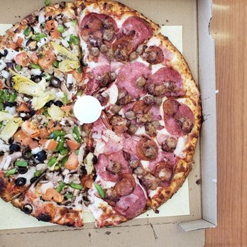 JT's Oven - Medium. Half carnivore, half garden delight. - Pizza Near Me - Chico, California JT's Oven - Medium. Half carnivore, half garden delight. - Pizza Near Me - Chico, California