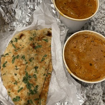 Naan N Masala - Garlic naan, butter chicken and chicken tikka masala - Indian Near Me - Milpitas, California