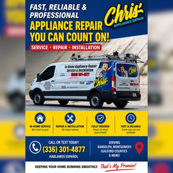 Chris’ Appliance Repair - Appliances & Repair Near Me Chris’ Appliance Repair - Appliances & Repair Near Me