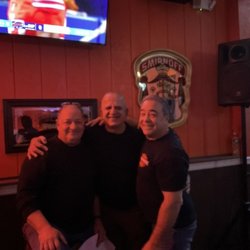 Gunther's Tap Room - My dear buds Mark( to my left) and Al who brought the house down tonight.