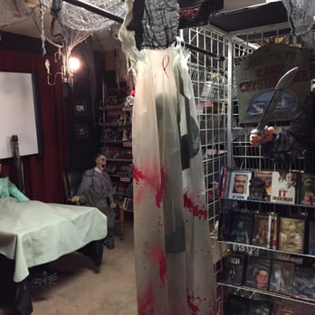 Movie Night - a bedroom with a bed and a scary costume - American Near Me - Mission, Texas Movie Night - a bedroom with a bed and a scary costume - American Near Me - Mission, Texas