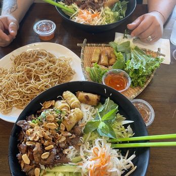 Pho Now - Grilled pork + egg rolls - Vietnamese Near Me - San Jose, California