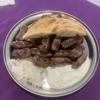 Chef Alisah's - Sausage dish with amazing bread - Mediterranean Near Me - Tucson, Arizona