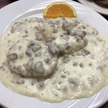The Breakfast Nook - Biscuits and gravy "side"(!!!) loaded with sausage! - Breakfast & Brunch Near Me - North Haven, Connecticut The Breakfast Nook - Biscuits and gravy "side"(!!!) loaded with sausage! - Breakfast & Brunch Near Me - North Haven, Connecticut