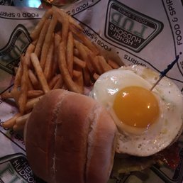 One eyed jack burger. Even the waitress said it was the prettiest burger they've made lol One eyed jack burger. Even the waitress said it was the prettiest burger they've made lol