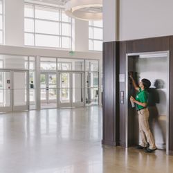 Office Pride Commercial Cleaning Services - Elevator track cleaning