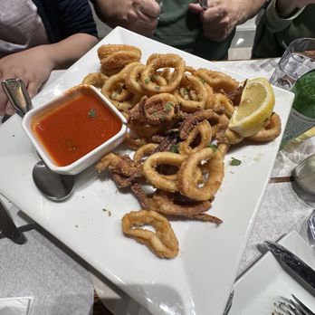 The Parlor Pizza Kitchen - Calamari Al Fuoco Tray - Pizza Near Me - Queens, New York