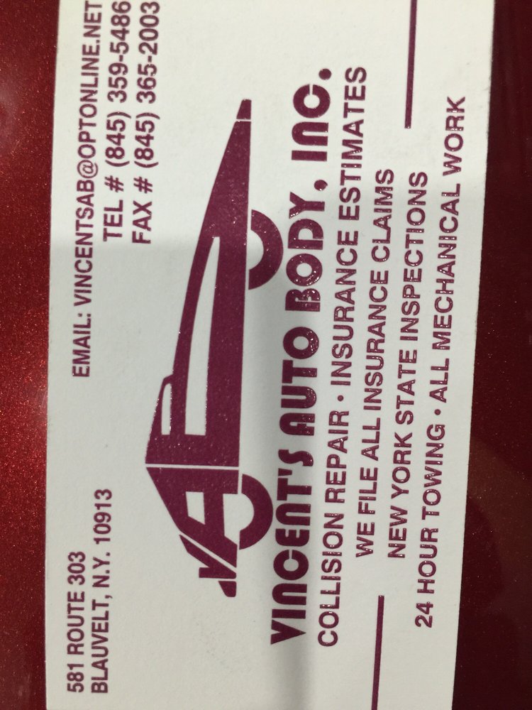 VINCENT’S AUTO BODY OF ROCKLAND Updated August 2024 10 Reviews