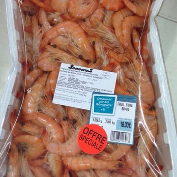 Carrefour - November 2017- shrimps ! - Grocery Near Me - Ivry-sur-Seine, 94