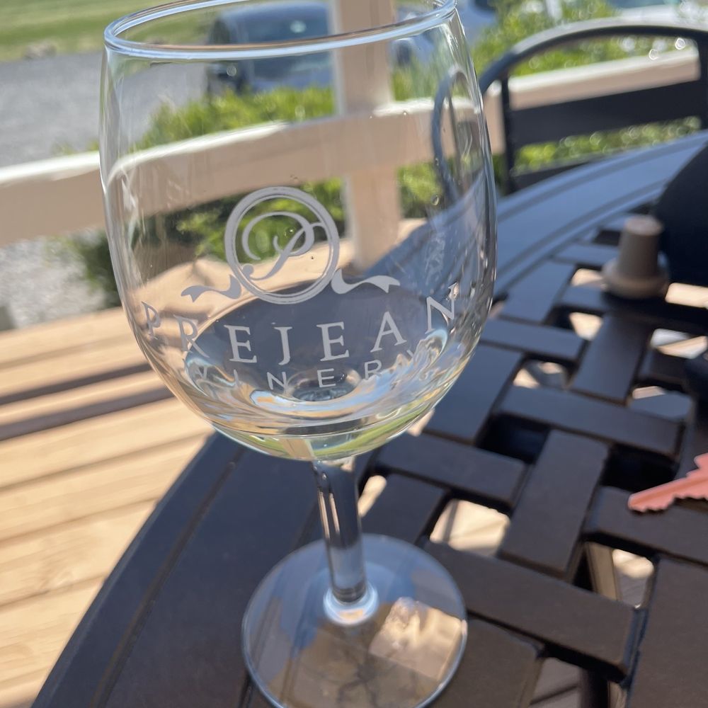 Prejean Winery - a glass of wine on a table - Wineries Near Me - Penn Yan, New York