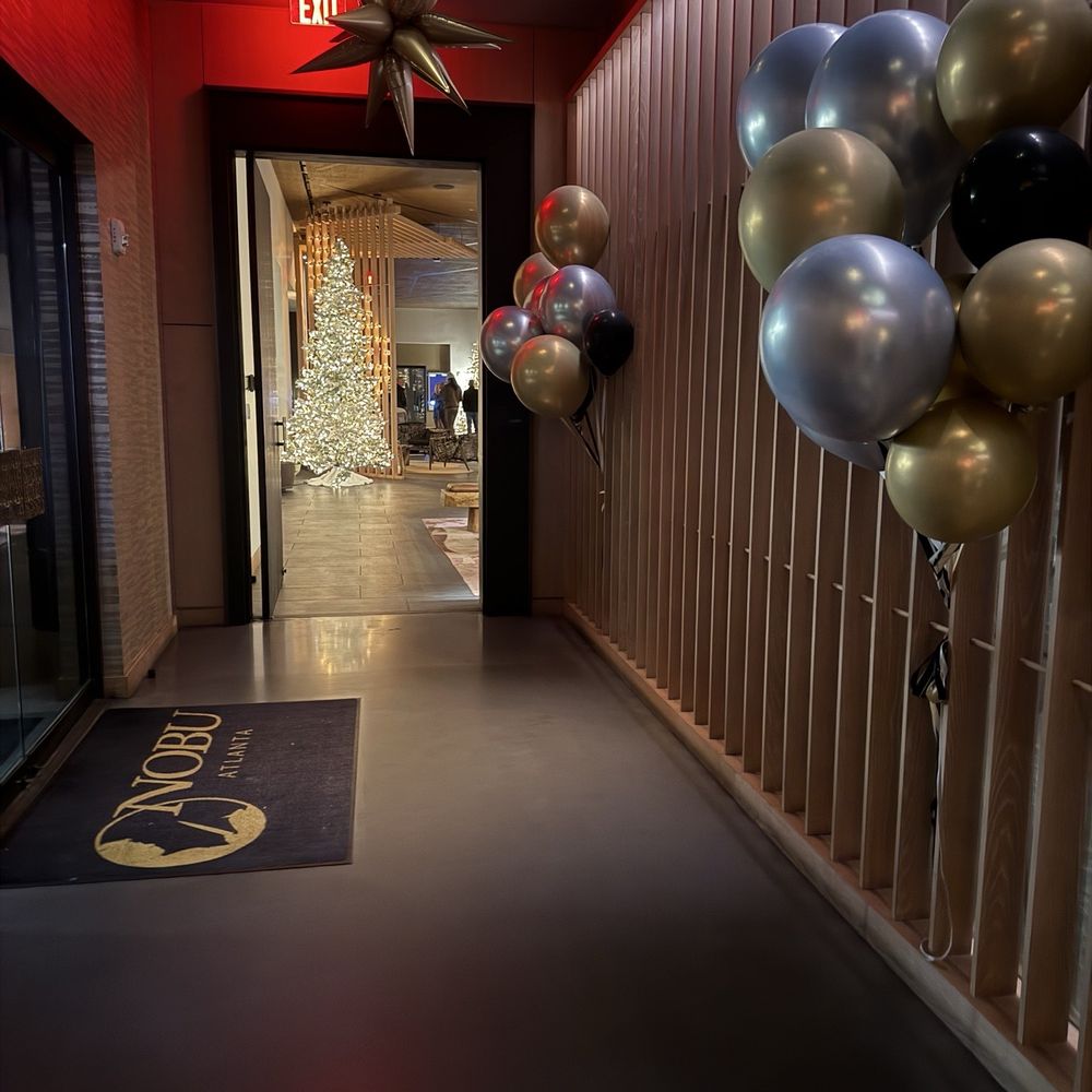 Nobu Atlanta - Festive Decor - Japanese Near Me - Atlanta, Georgia