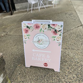 Cassandra Cake Co - a sign for cafe's bakery - Bakeries Near Me - Port Coquitlam, British Columbia
