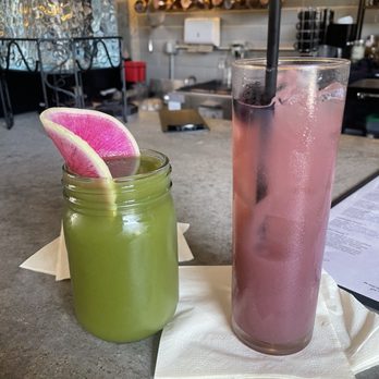 The Ginger Mule - Green juice and berry juice - Vegan Near Me - Houston, Texas The Ginger Mule - Green juice and berry juice - Vegan Near Me - Houston, Texas