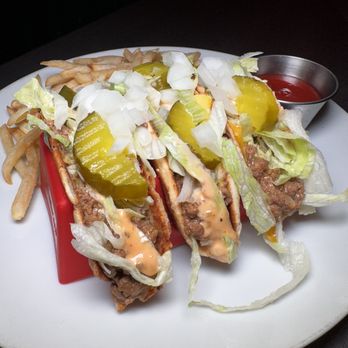 The Red Cadillac - Big Mac Taco (special) - Mexican Near Me - Union, New Jersey