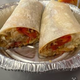 Veggie Spanish Breakfast Burrito Veggie Spanish Breakfast Burrito