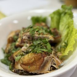 Ghien Mien Ga - Dry Glass Noodle with Roasted Chicken