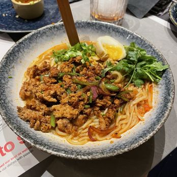 Wagamama - Spicy pork Szechuan ramen - Asian Fusion Near Me - Arlington, Virginia