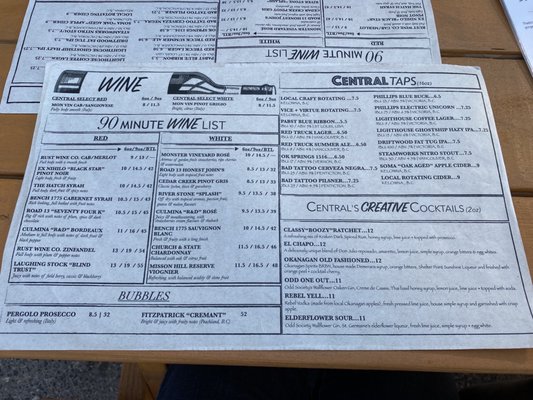 Menu photo 3 Central Kelowna, BC