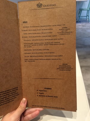 Menu photo 3 Grão Fino São Paulo, SP