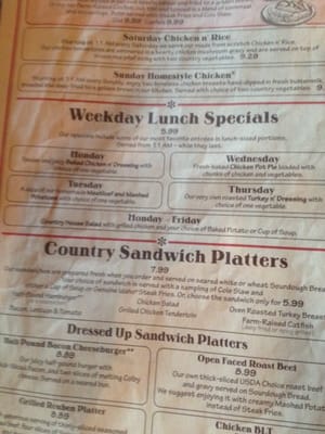 Menu photo 2 Cracker Barrel Old Country Store Terre Haute, IN Menu photo 2 Cracker Barrel Old Country Store Terre Haute, IN