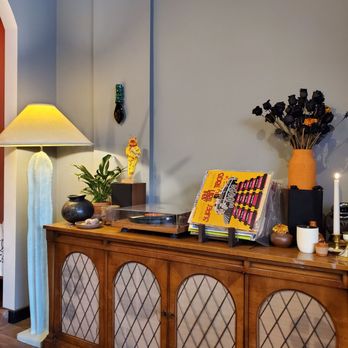 Casa Cactus - a sideboard in a living room - Coffee & Tea Near Me - Chicago, Illinois