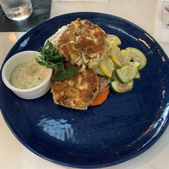 Heirloom - Jumbo Lump Crab Cakes with seasonal veggies and garlic mash. - Wine Bars Near Me - Virginia Beach, Virginia